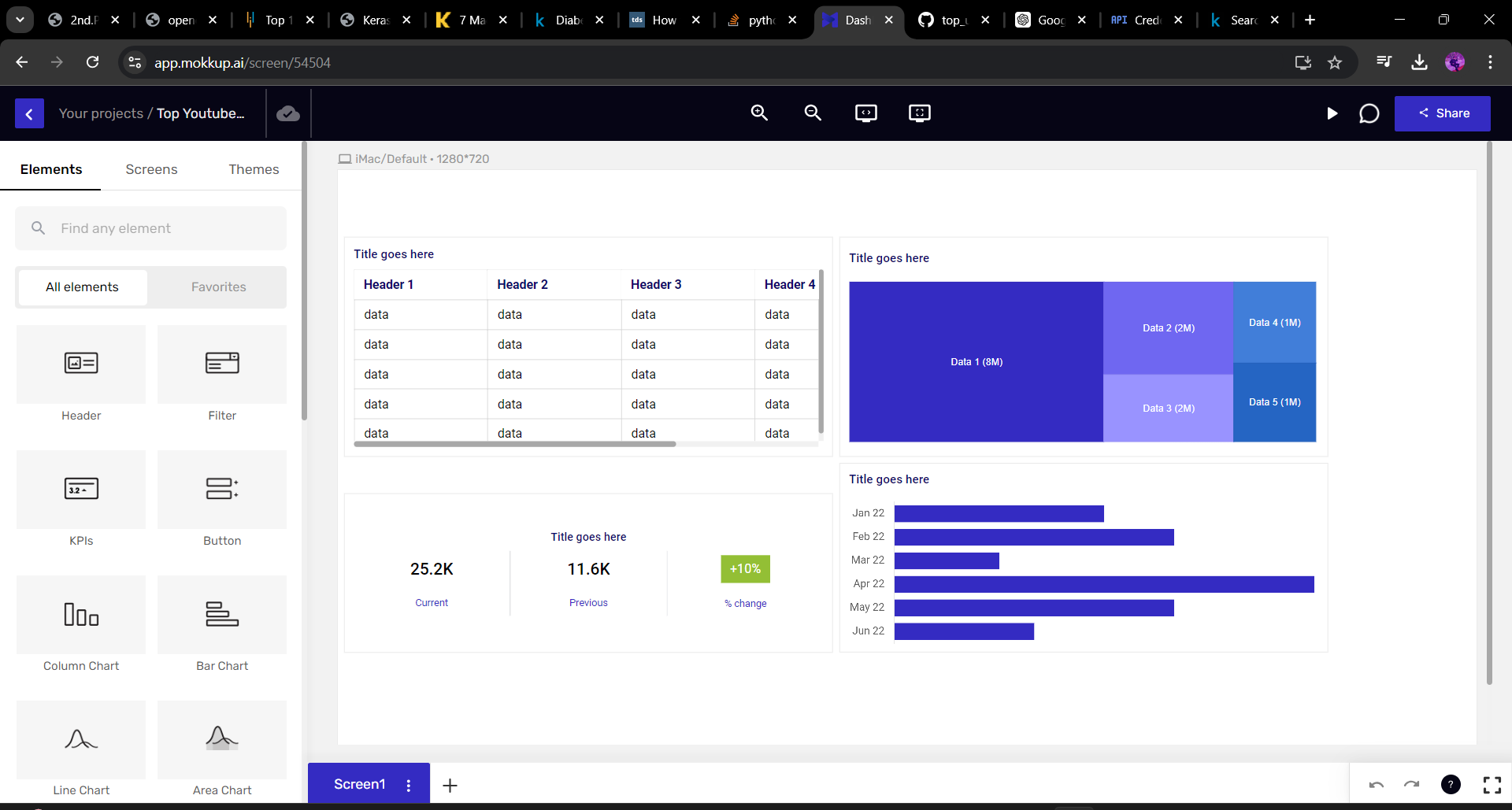 Dashboard-Mockup